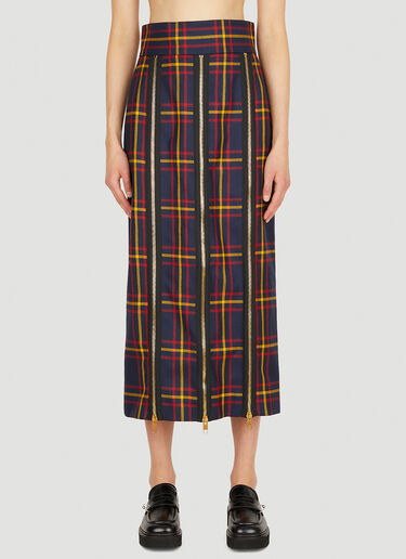 Gucci Tartan Skirt Multicolour guc0251032
