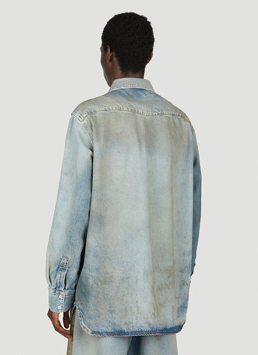 Acne Studios Distressed Denim Shirt Blue acn0153007