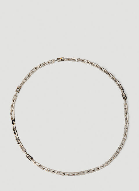Balenciaga A-Chain Necklace Black bal0251135