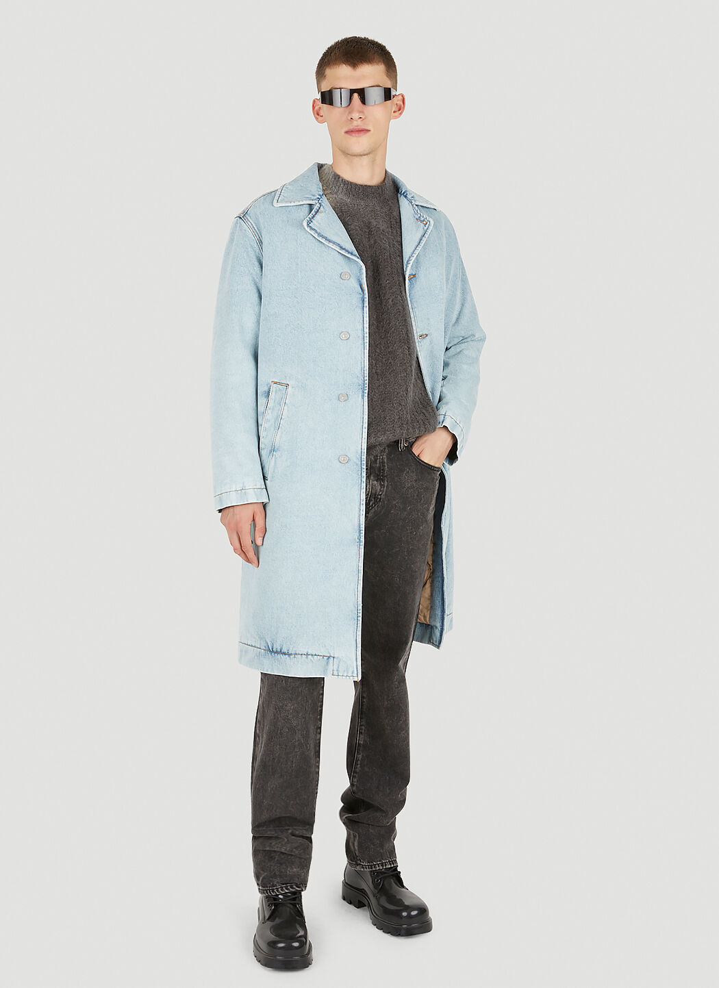 Fear of god best sale denim deck coat
