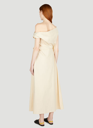 The Row Bamaris Dress Cream row0251013