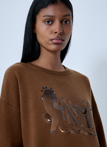 Wool-And-Cashmere-Blend Sweater Max Mara Wool-And-Cashmere-Blend Sweater Brown max0263001
