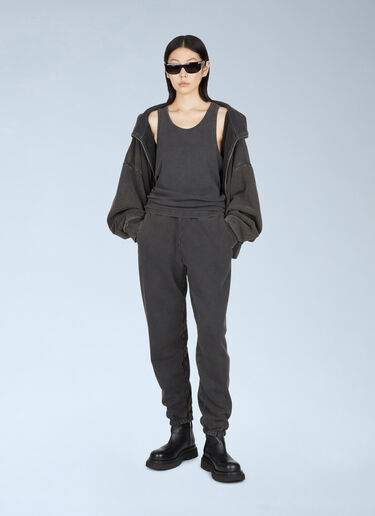 Entire Studios Washed Heavy Hooded Sweatshirt Black ent0353003