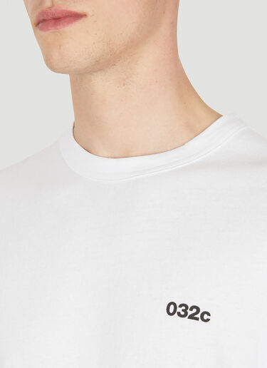 032C Rorschach Logo T-Shirt White cee0350003