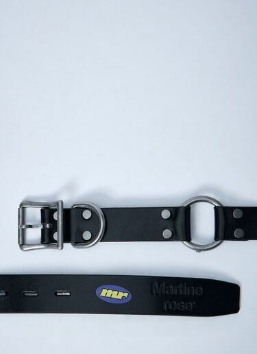 Martine Rose Leather Belt Black mtr0159018