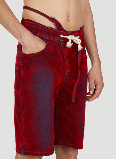 Ottolinger 双折短裤 红色 ott0152006