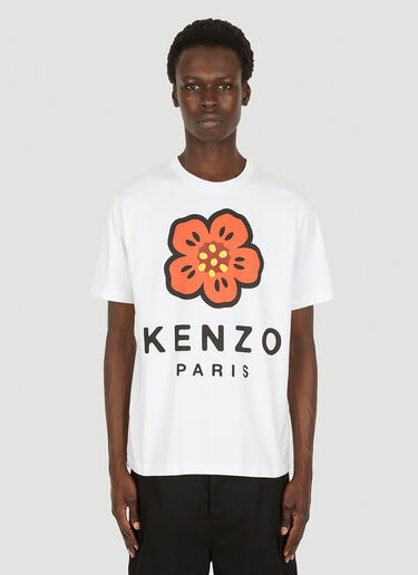 Kenzo Boke Flower Print T-Shirt White knz0150006