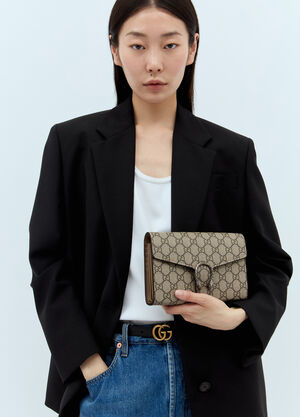 Gucci [디오니소스 수프림] 체인 숄더 백 베이지 guc0245123