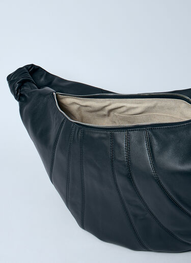 Lemaire Large Croissant Shoulder Bag Black lem0360007