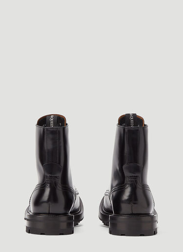 Alexander McQueen Worker Boots Black amq0144009