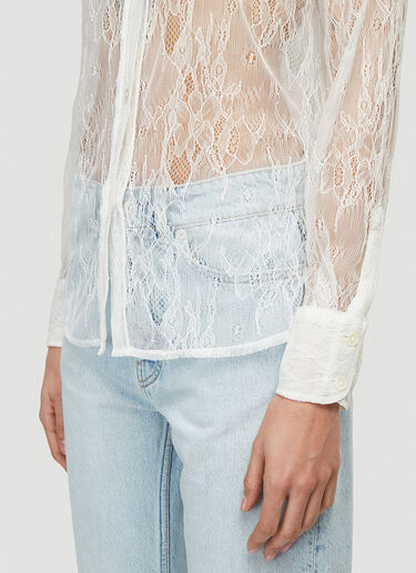 70’s Line Lace Shirt Our Legacy 70’s Line Lace Shirt White our0239007
