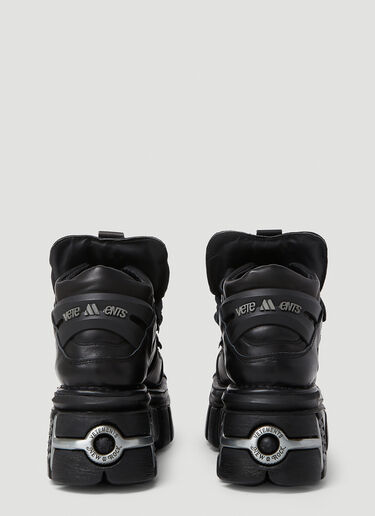 Vetements x ニューロック プラットフォームスニーカー ブラック vet0154014