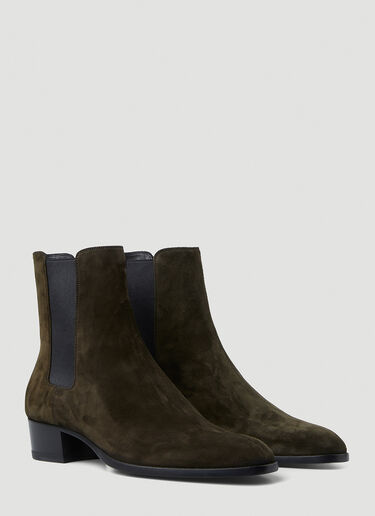 Saint Laurent Chelsea Boots Brown sla0149035