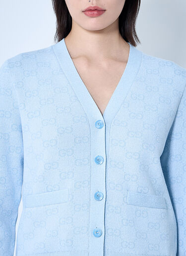 Gucci 锁扣 G 开衫 蓝色 guc0259014