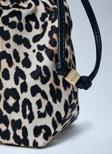 GANNI Printed Pouch Brown gan0263038