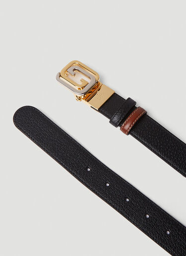 Squared Interlocking G Belt Gucci Squared Interlocking G Belt Black guc0151100
