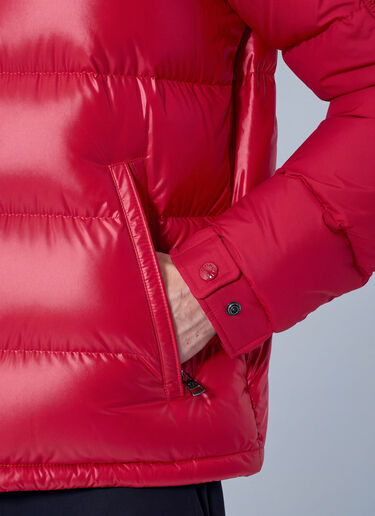 LN-CC® - Moncler: Maya Hooded Short Down Jacket - Red Moncler Maya Hooded Short Down Jacket Red mon0166009