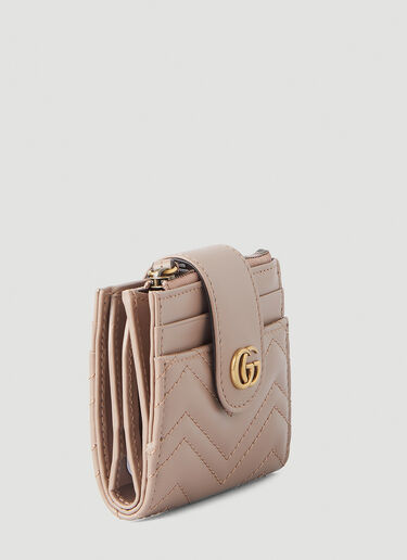 Gucci GG Marmont Quilted Mini Card Holder Pink guc0247332