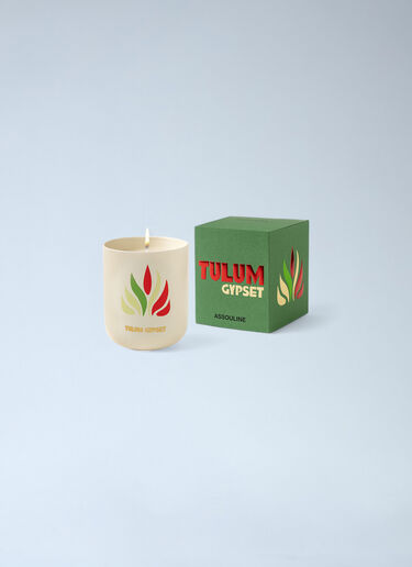 Assouline Tulum Gypset Travel Candle Green wps0691921