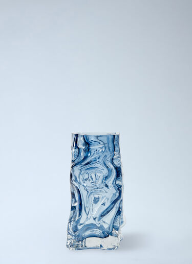 POLSPOTTEN Textured Glass Vase Blue wps0692207