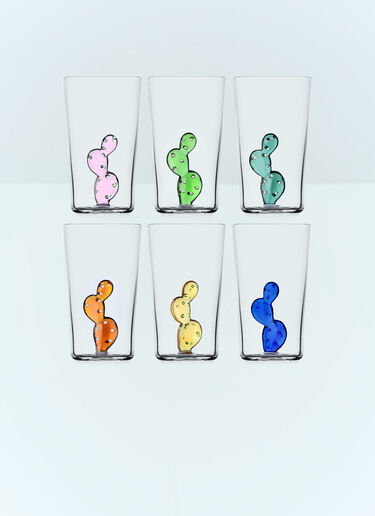 Ichendorf Milano Set Of Six Desert Plant Tall Glasses Beige wps0691356