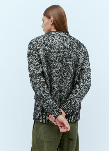 まだら模様ニットセーター Dries Van Noten まだら模様ニットセーター ナチュラル dvn0154026