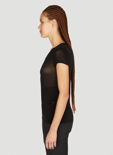 Rick Owens Sheer T-Shirt Black ric0251026