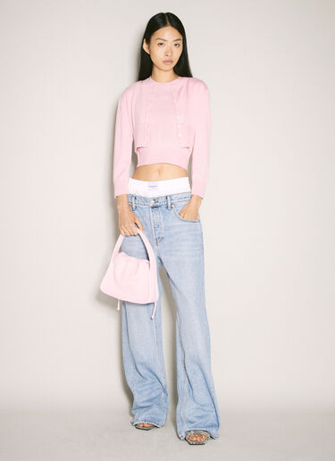 Alexander Wang 内裤式裤腰灯笼牛仔裤 蓝色 awg0257031