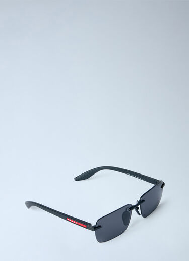 LN-CC® - Prada Linea Rossa: PS C52S Square Sunglasses - Black Prada Linea Rossa PS C52S Square Sunglasses Black lpl0366004
