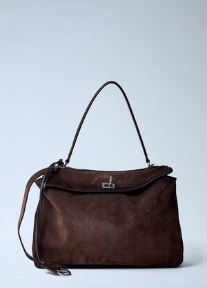 Balenciaga Medium Rodeo Shoulder Bag Brown bal0262026