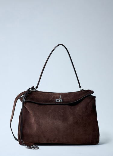 Balenciaga Medium Rodeo Shoulder Bag Brown bal0262026