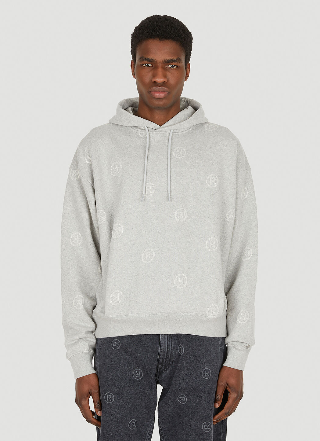 Martine rose deals grey hoodie