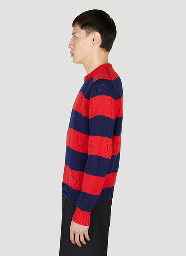 Gucci Striped Sweater Red guc0152046