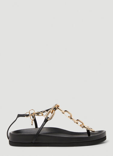 Rabanne XL Link Sandals Black pac0249009