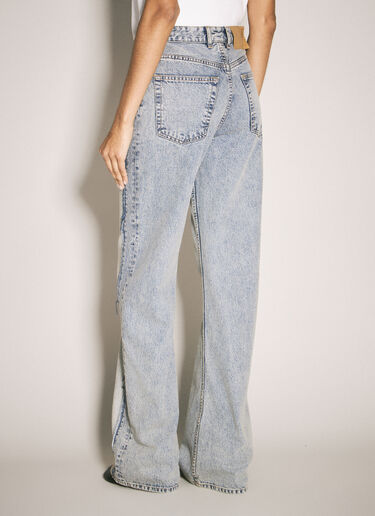 MM6 Maison Margiela Inside-Out Jeans Blue mmm0257008