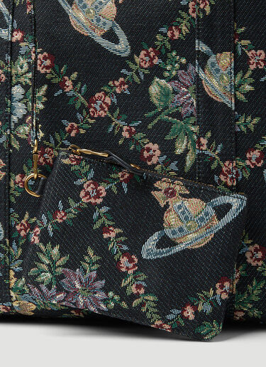 Vivienne Westwood Murray Recycled Nylon Tote Bag Navy vvw0153015