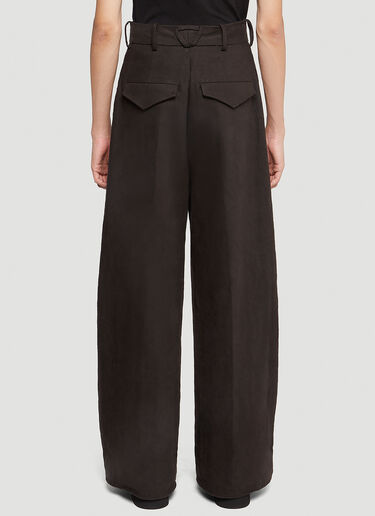 Bottega Veneta Wide-Leg Pants Brown bov0144006