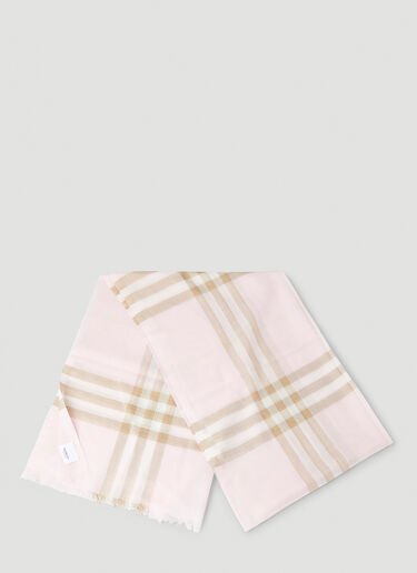 Burberry 大号格纹围巾 粉色 bur0247058