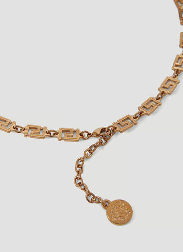 Versace Greca 链环项链 金色 vrs0252037