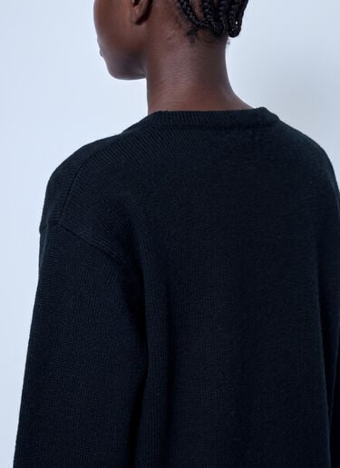 RÓHE Off-Shoulder Wrap Cardigan Black roe0266005