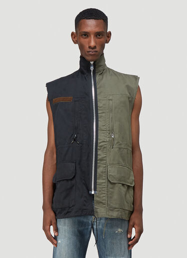 (Di)vision Split Military Vest Green div0342007
