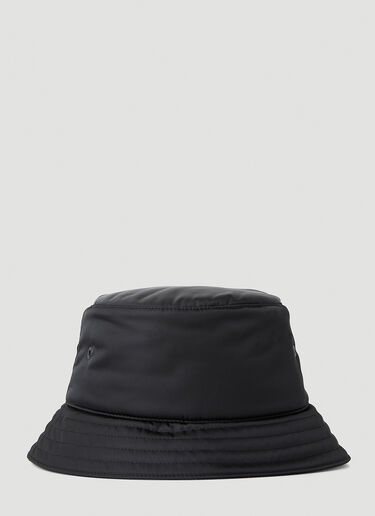 Nylon Padded Bucket Hat Black