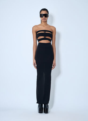 Rick Owens 仿旧抹胸上衣  黑色 ric0260007