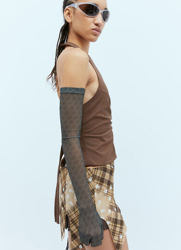 AVAVAV Franziska Halter Neck Top Brown ava0254014