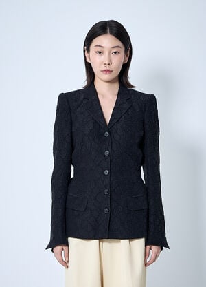 Dries Van Noten Textured Blazer Black dvn0260004
