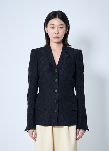 Dries Van Noten Textured Blazer Black dvn0260004