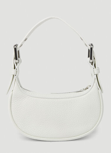 BY FAR Mini Soho Shoulder Bag White byf0251015