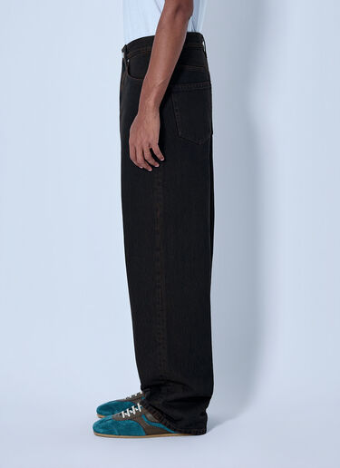 LN-CC® - Dries Van Noten: Pine Denim Jeans - Dark Brown Dries Van Noten Pine Denim Jeans Dark Brown dvn0165010