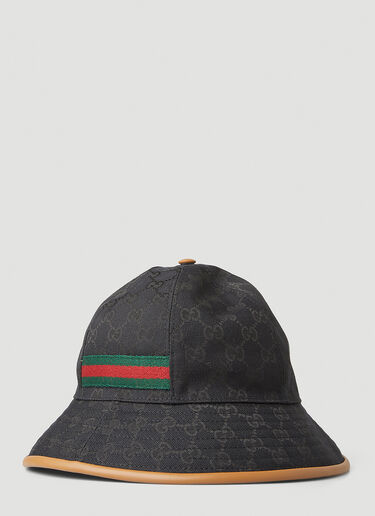 Gucci GG Monogram Bucket Hat Black guc0351001