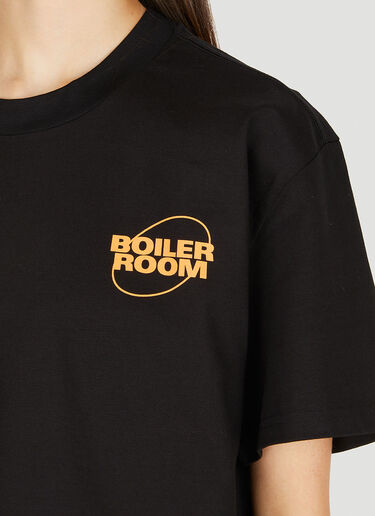 Boiler Room x P.A.M. Logo Print T-Shirt Black bor0350007